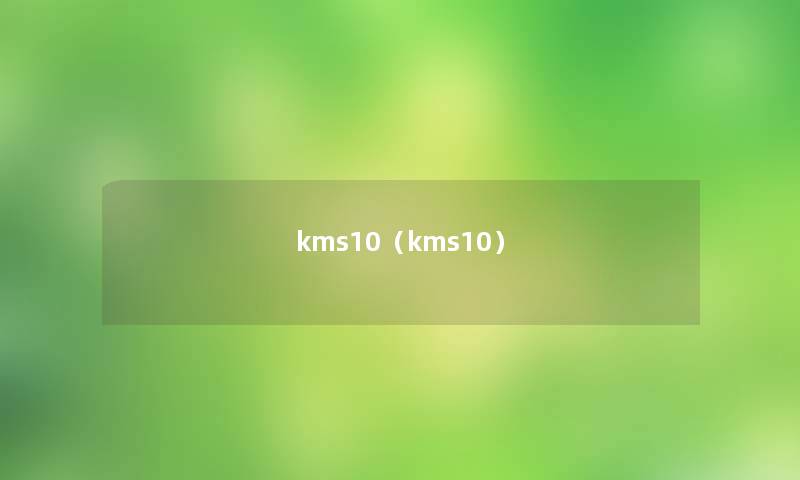 kms10(kms10) kms10(kms10)