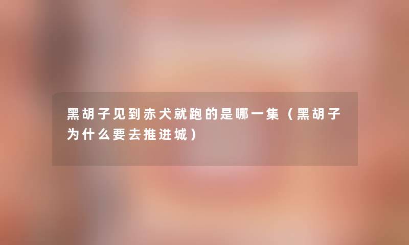 黑胡子见到赤犬就跑的是哪一集（黑胡子为什么要去推进城）