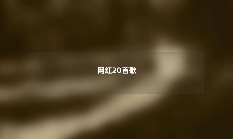 网红20首歌 网红20首歌